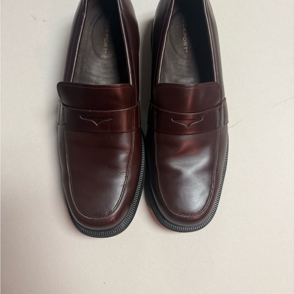 Rockport Men's Dark Brown Leather Loafers
